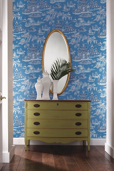 Обои Waverly Classics II WC7551 фото в интерьере